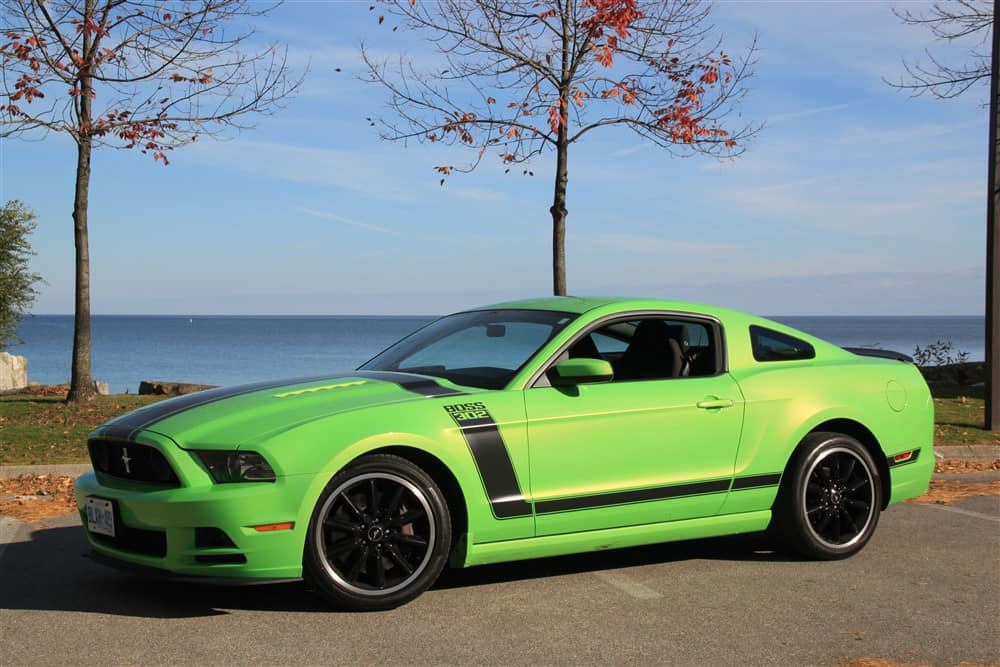 Image result for boss mustang green