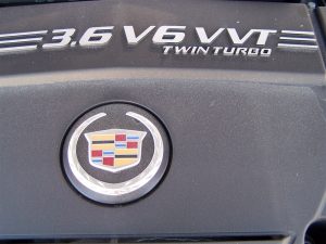 2014 Cadillac XTS Vsport engine bay