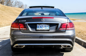 2014 Mercedes-Benz E350 Coupe rear