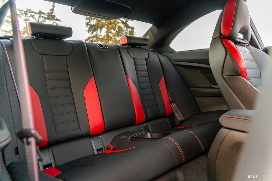 2025 BMW M2 6MT interior rear seat view