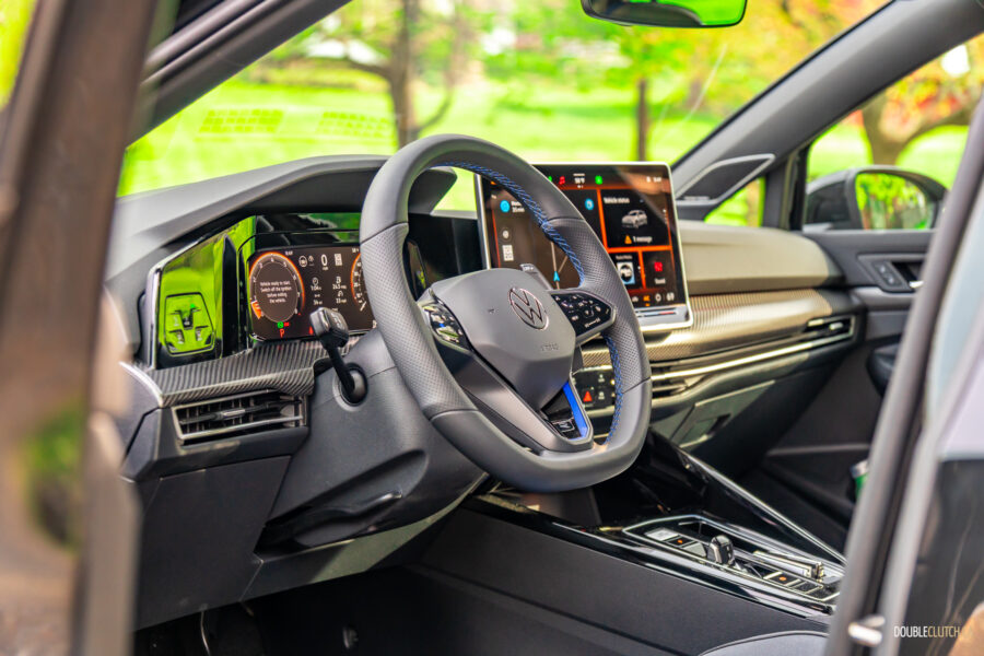 2025 Volkswagen Golf R interior driver-side cockpit view
