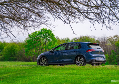 2025 Volkswagen Golf GTI exterior rear quarter view