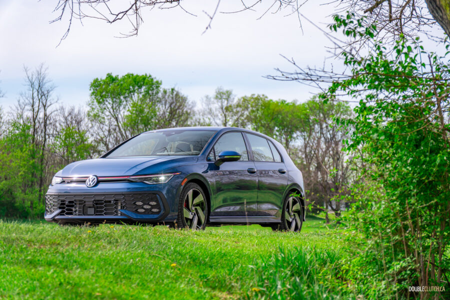 2025 Volkswagen Golf GTI exterior front quarter view