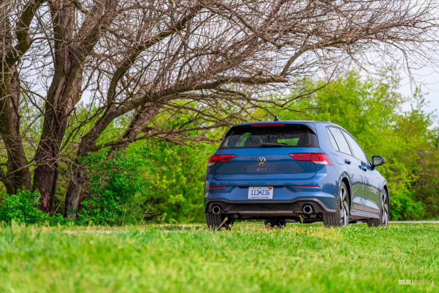 2025 Volkswagen Golf GTI exterior rear quarter view