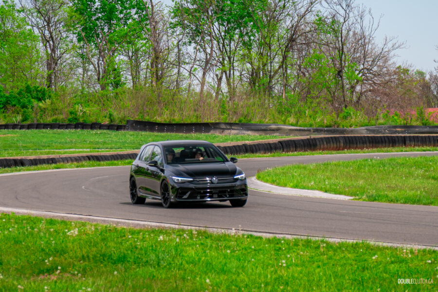 2025 Volkswagen Golf R on a race track