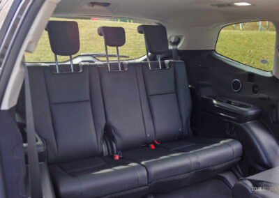 Interior view showing the third-row seating inside a 2025 Subaru Ascent