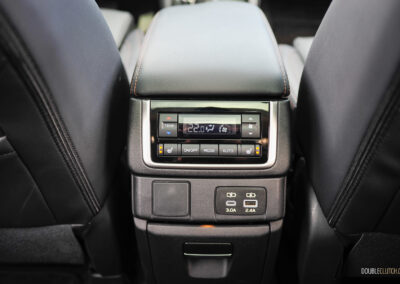 Interior view showing the rear climate controls in a 2025 Subaru Ascent