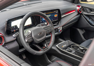 Interior view showing the driver-side cockpit space in a 2025 Chevrolet Equinox