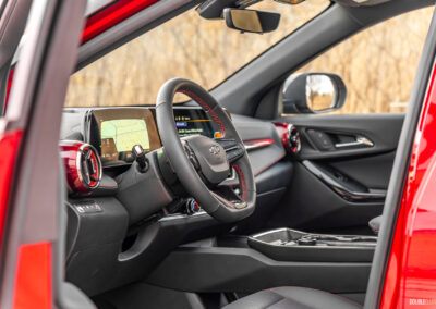 Interior view showing the driver-side cockpit space in a 2025 Chevrolet Equinox