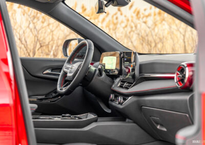 Interior view showing the dashboard design and layout in a 2025 Chevrolet Equinox