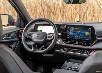 Interior view showing the dashboard design and layout in a 2025 Chevrolet Equinox