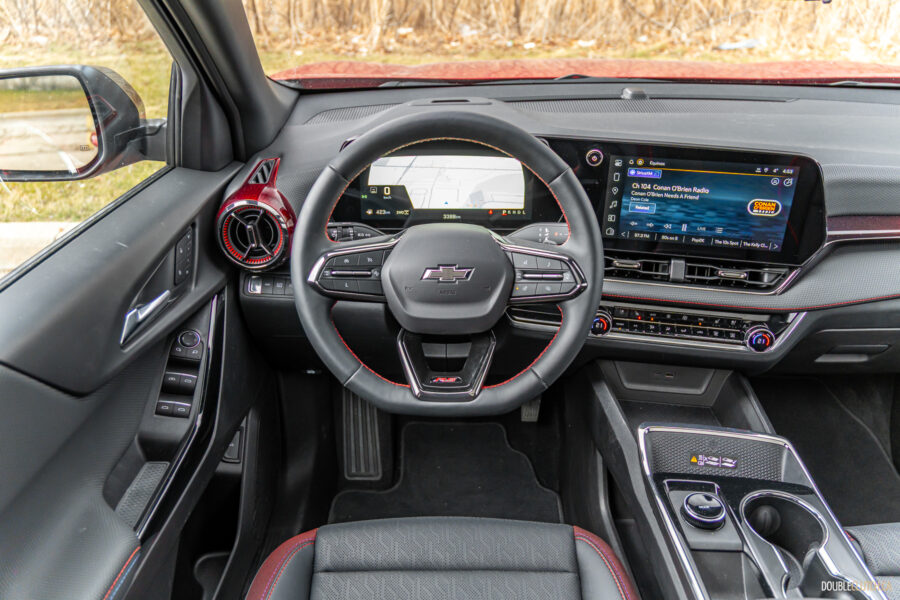 Interior view showing the driver-side cockpit space in a 2025 Chevrolet Equinox
