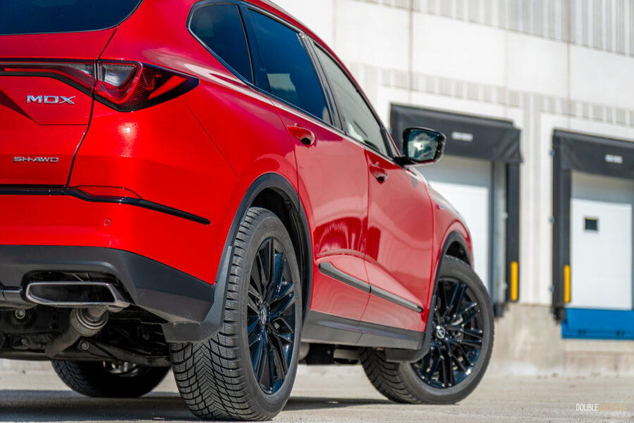 2025 Acura MDX A-Spec cropped rear-quarter view