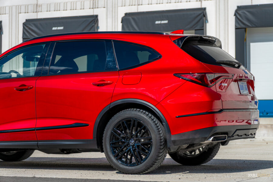 2025 Acura MDX A-Spec cropped rear quarter view