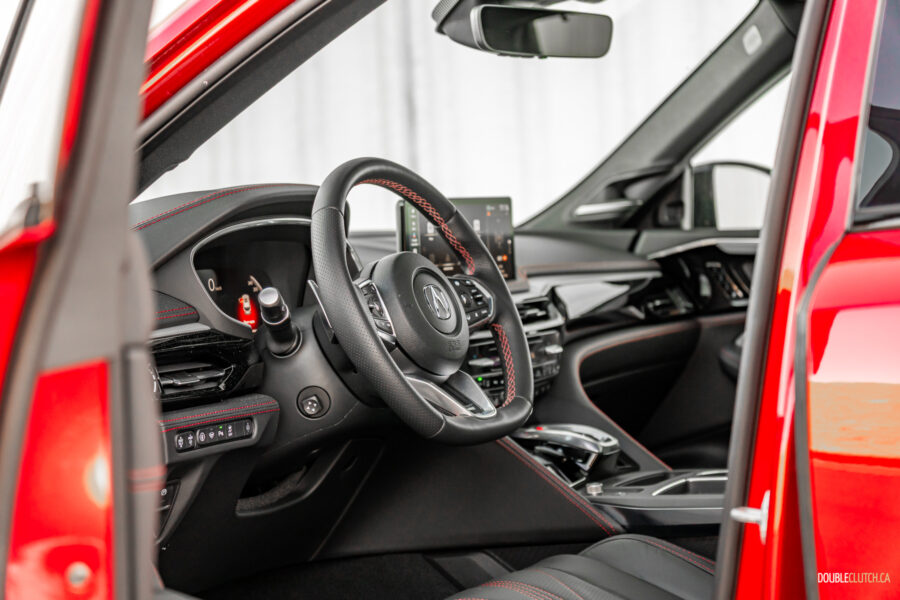 2025 Acura MDX A-Spec interior driver-side cockpit view