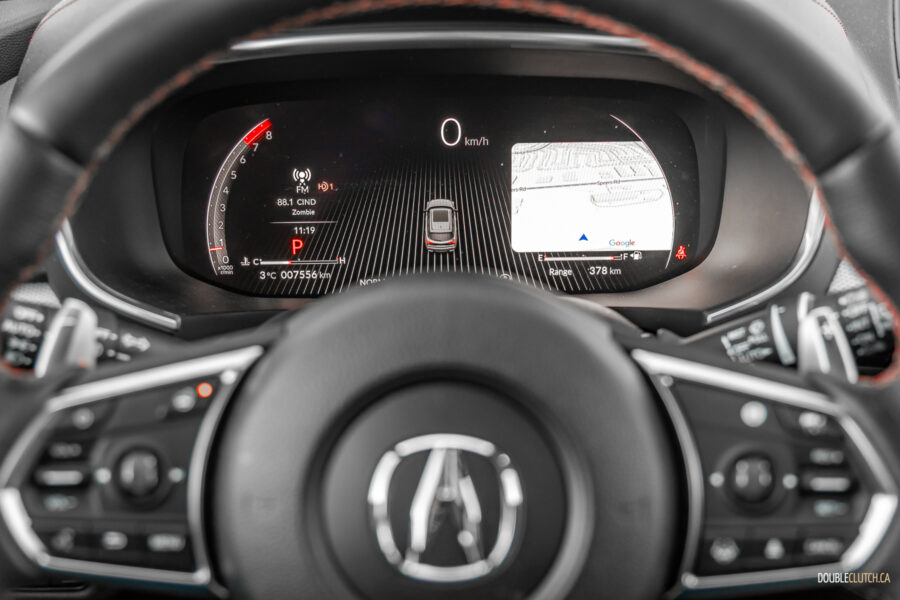 2025 Acura MDX A-Spec digital instrument cluster view