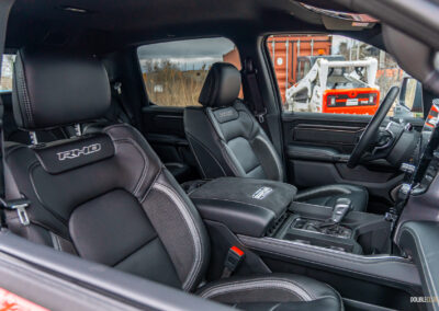 Interior view showing the front seat area in a 2025 Ram 1500 RHO