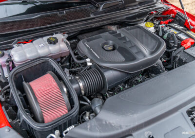 Under-hood view showing the new twin-turbo inline-six powering the 2025 Ram 1500 RHO
