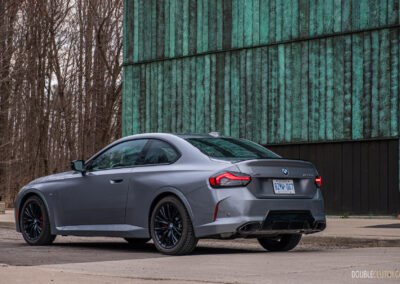2025 BMW M240i xDrive rear quarter view