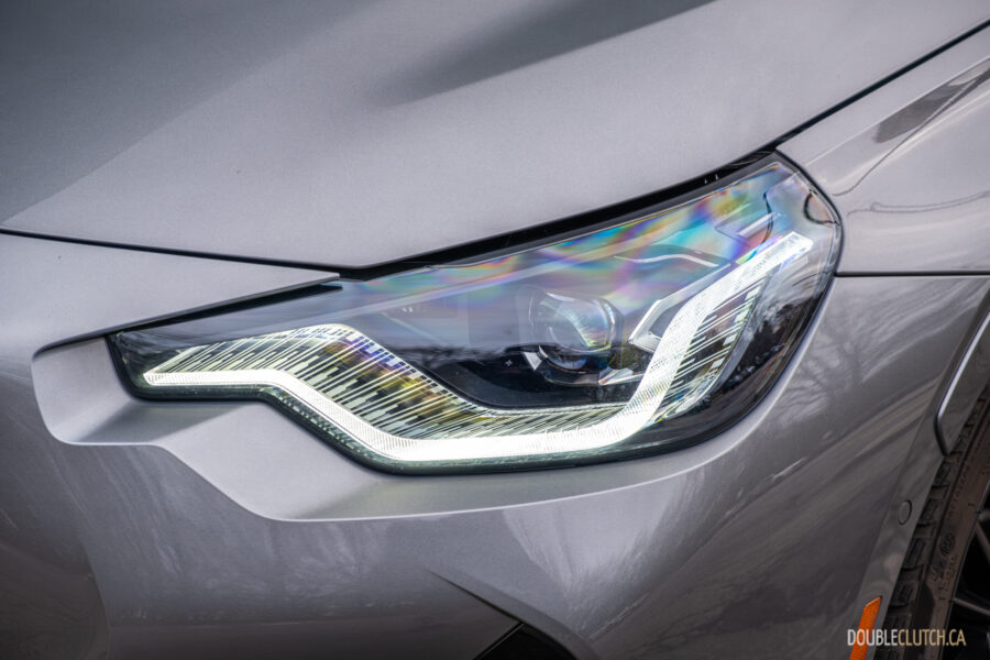 2025 BMW M240i xDrive headlight close-up