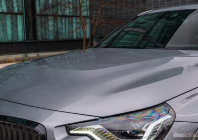2025 BMW M240i xDrive hood character line close-up