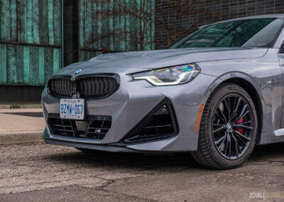 2025 BMW M240i xDrive cropped front quarter view