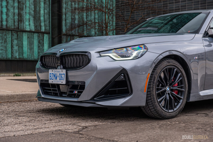 2025 BMW M240i xDrive cropped front quarter view
