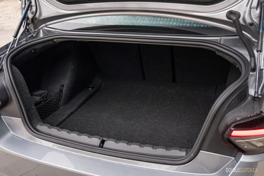2025 BMW M240i xDrive interior trunk view