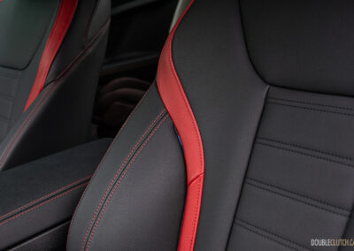 2025 BMW M240i xDrive seat trim close-up