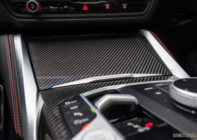 2025 BMW M240i xDrive carbon fibre trim close-up view