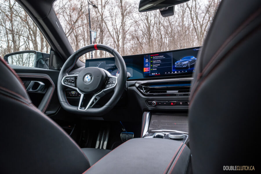 2025 BMW M240i xDrive interior driver's side cockpit view