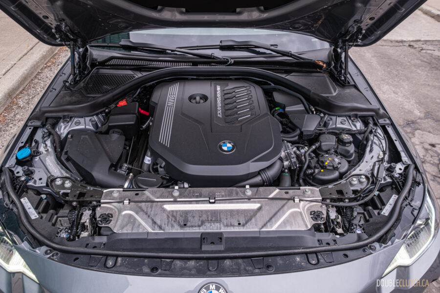 2025 BMW M240i xDrive engine bay view