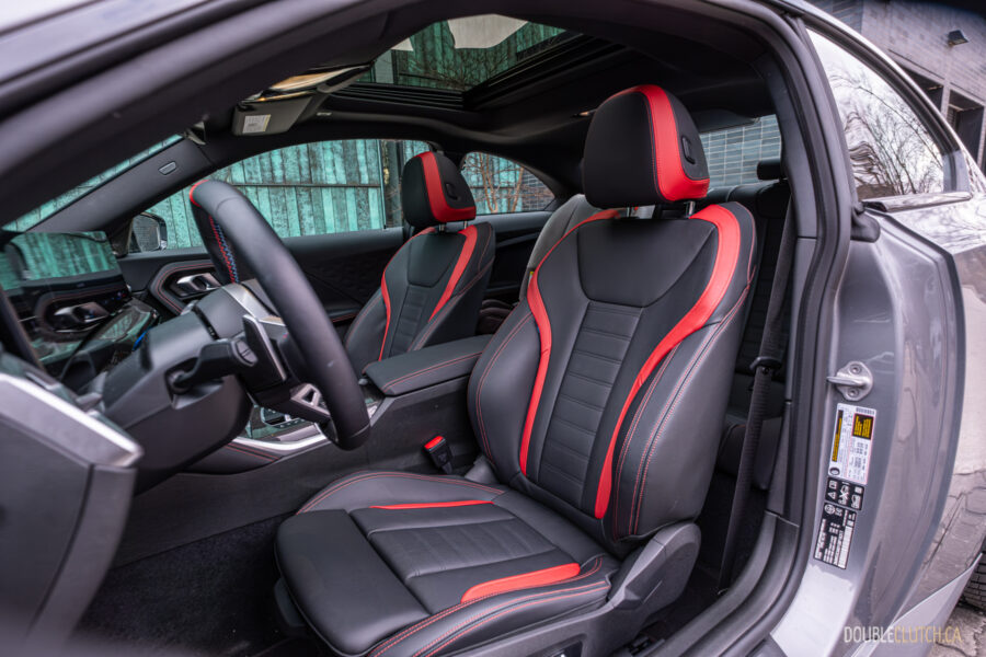 2025 BMW M240i xDrive interior front-seat view