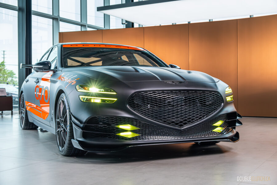 Genesis G70 Track Day Special Concept front quarter view