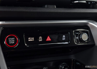 2025 Audi SQ5 interior switchgear close-up