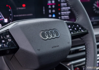 2025 Audi SQ5 steering wheel close-up