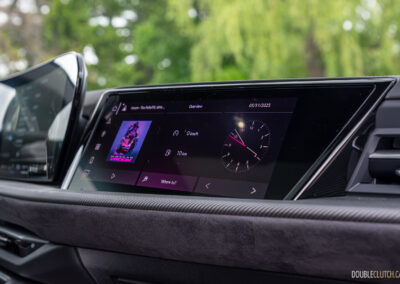 2025 Audi SQ5 passenger screen close-up