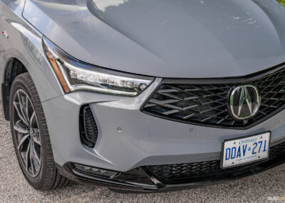 2025 Acura RDX Platinum Elite A-Spec front quarter close-up