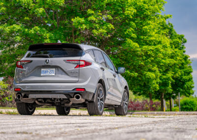 2025 Acura RDX Platinum Elite A-Spec rear quarter view