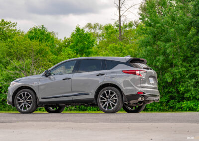 2025 Acura RDX Platinum Elite A-Spec rear quarter view