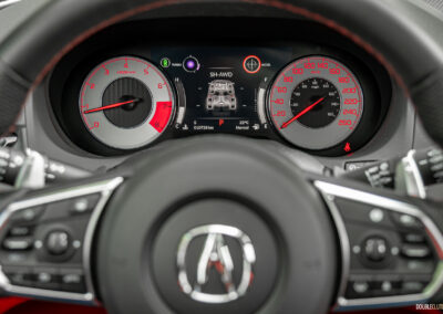 2025 Acura RDX Platinum Elite A-Spec gauge cluster close-up