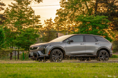 2025 Cadillac Optiq front quarter view