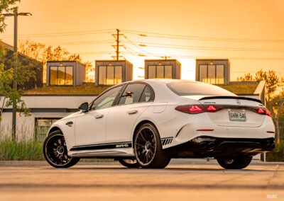 2025 Mercedes-AMG E 53 rear quarter view