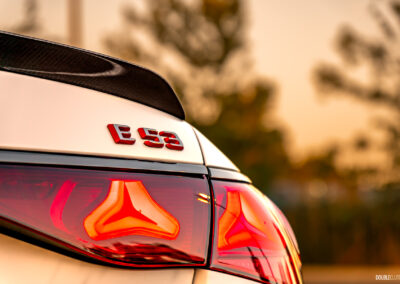 2025 Mercedes-AMG E 53 rear badge close-up