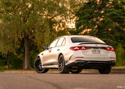 2025 Mercedes-AMG E 53 rear quarter view