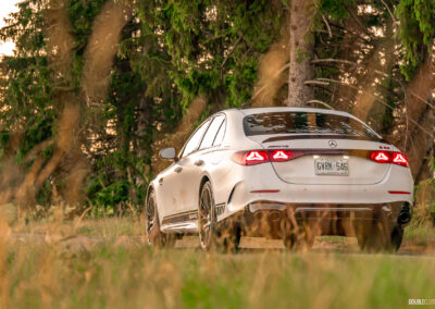 2025 Mercedes-AMG E 53 rear quarter view