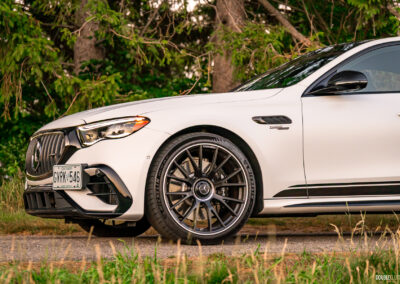 2025 Mercedes-AMG E 53 cropped front quarter view