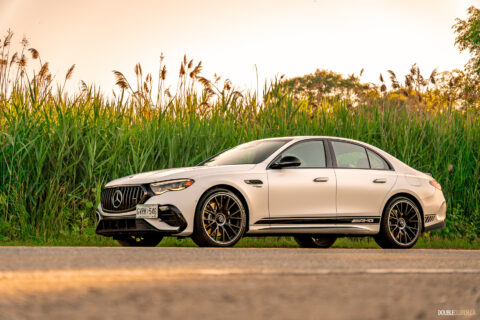 2025 Mercedes-AMG E 53 front quarter view