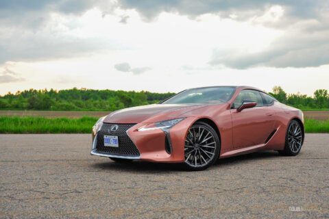 2025 Lexus LC 500 front quarter view