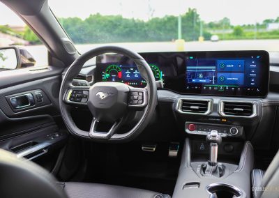 2025 Ford Mustang EcoBoost Coupe interior cockpit view